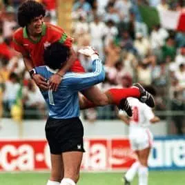 المغرب البرتغال في مكسيكو 1986